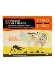 CINQ SUR CINQ Diffuseur électrique double usage anti-moustique