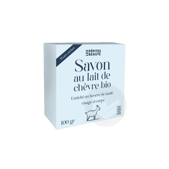 Savon au Lait De Chèvre Bio Pour Peaux Sèches 100g