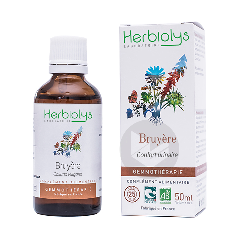 Herbiolys GEMMO Bruyère 50mL BIO - Calluna vulgaris