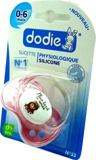 DODIE PHYSIO Sucette avec anneau silicone 1er âge