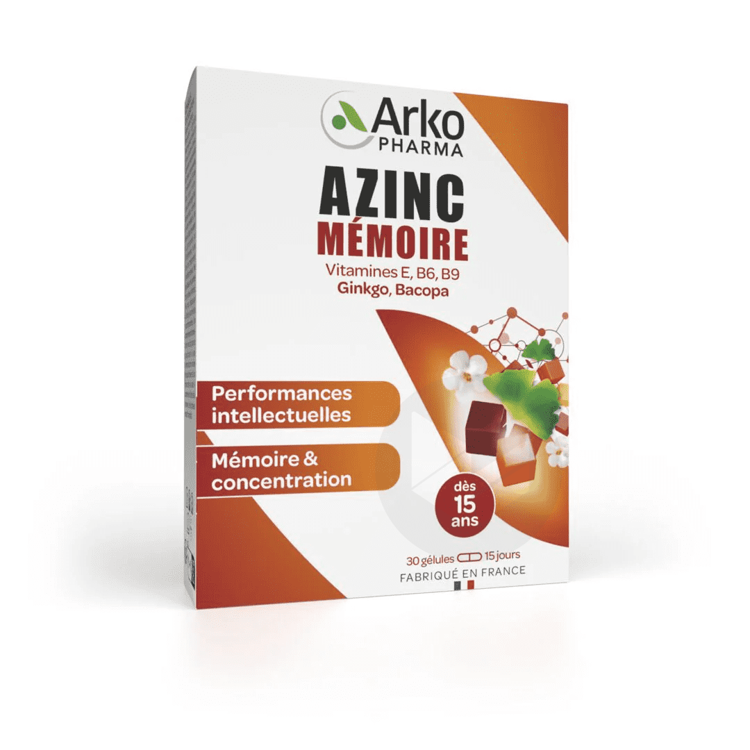 Azinc Mémoire 30 Gélules