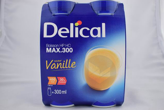 DELICAL MAX 300 LACTEE Nutriment vanille 4x300ml
