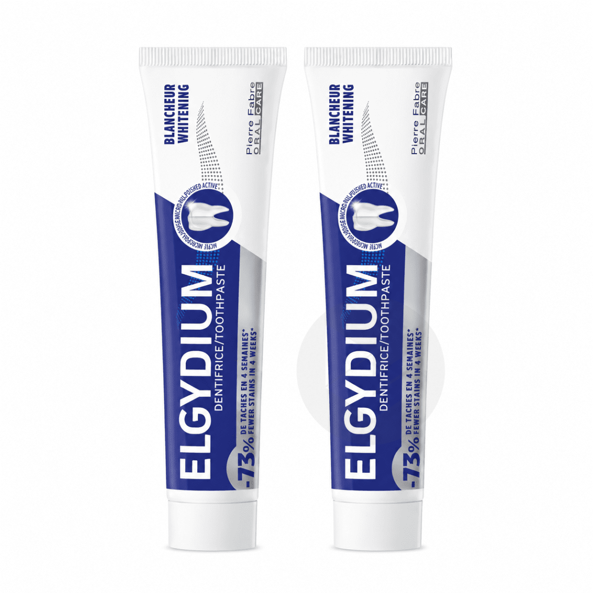 Dentifrice blanchissant ELGYDIUM WHITENING 2x75ml