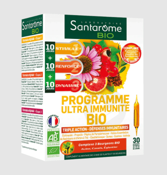 Programme Ultra Immunité Bio 30 ampoules