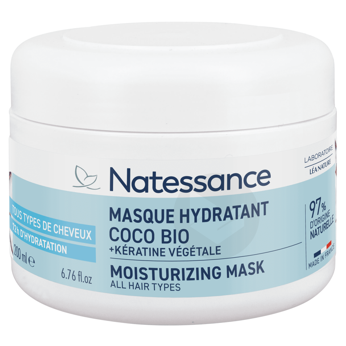 Masque Hydratant Douceur Coco & Kératine Végétale 200ml