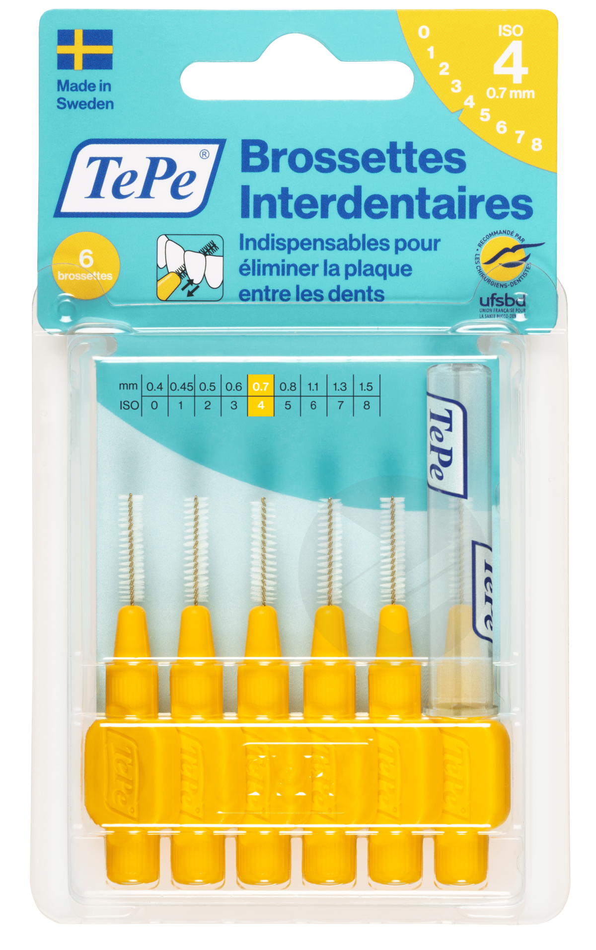 Brossettes Interdentaires x6 Taille : 4