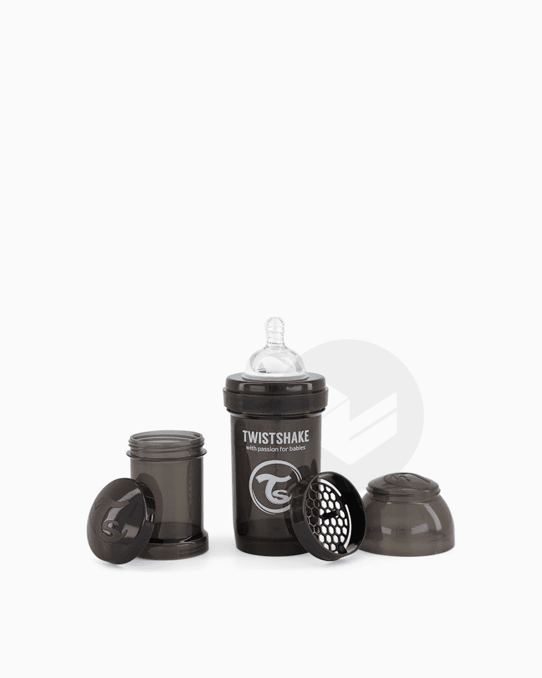 Biberon Anti-colique Perle Noir 180ml 0m+