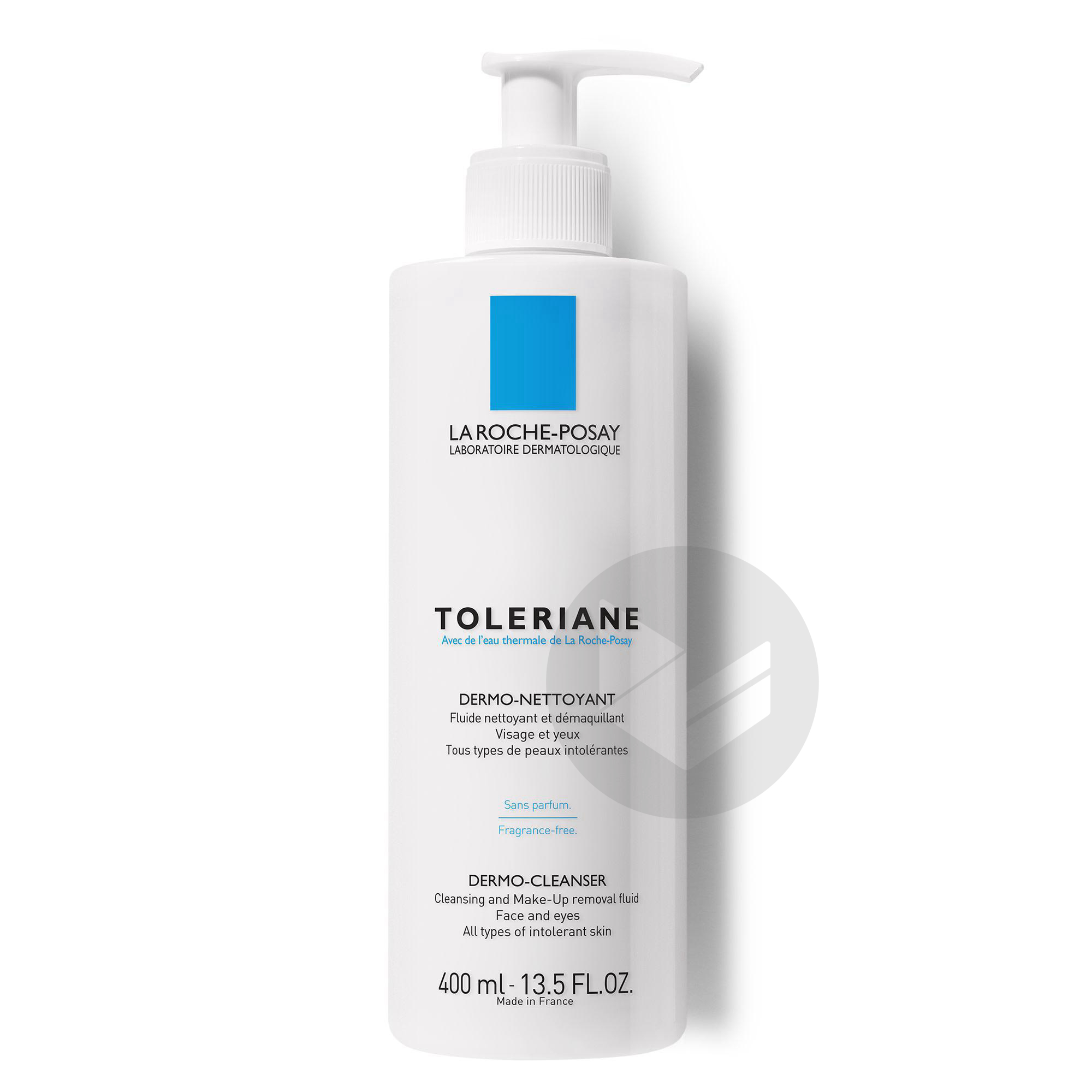 Toleriane Fluide nettoyant et démaquillant peaux sensibles à intolérantes 400ml