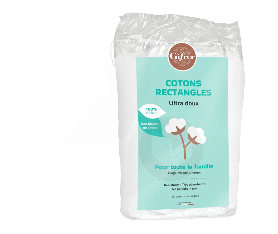 Rectangles de Coton x180