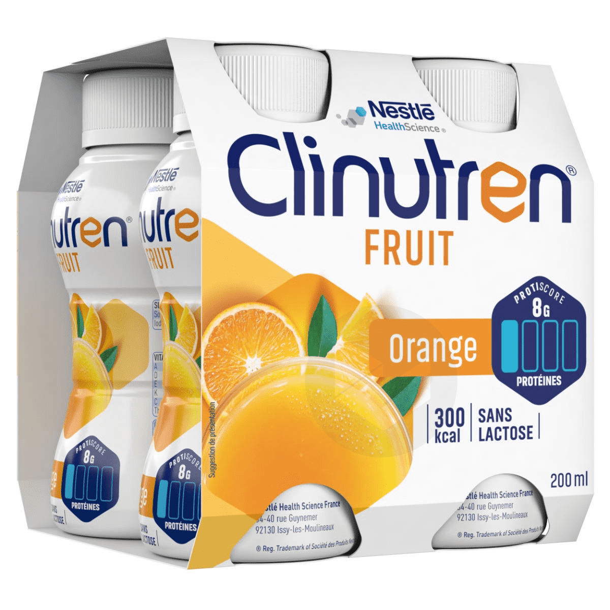 Clinutren Fruit Orange 4x200ml