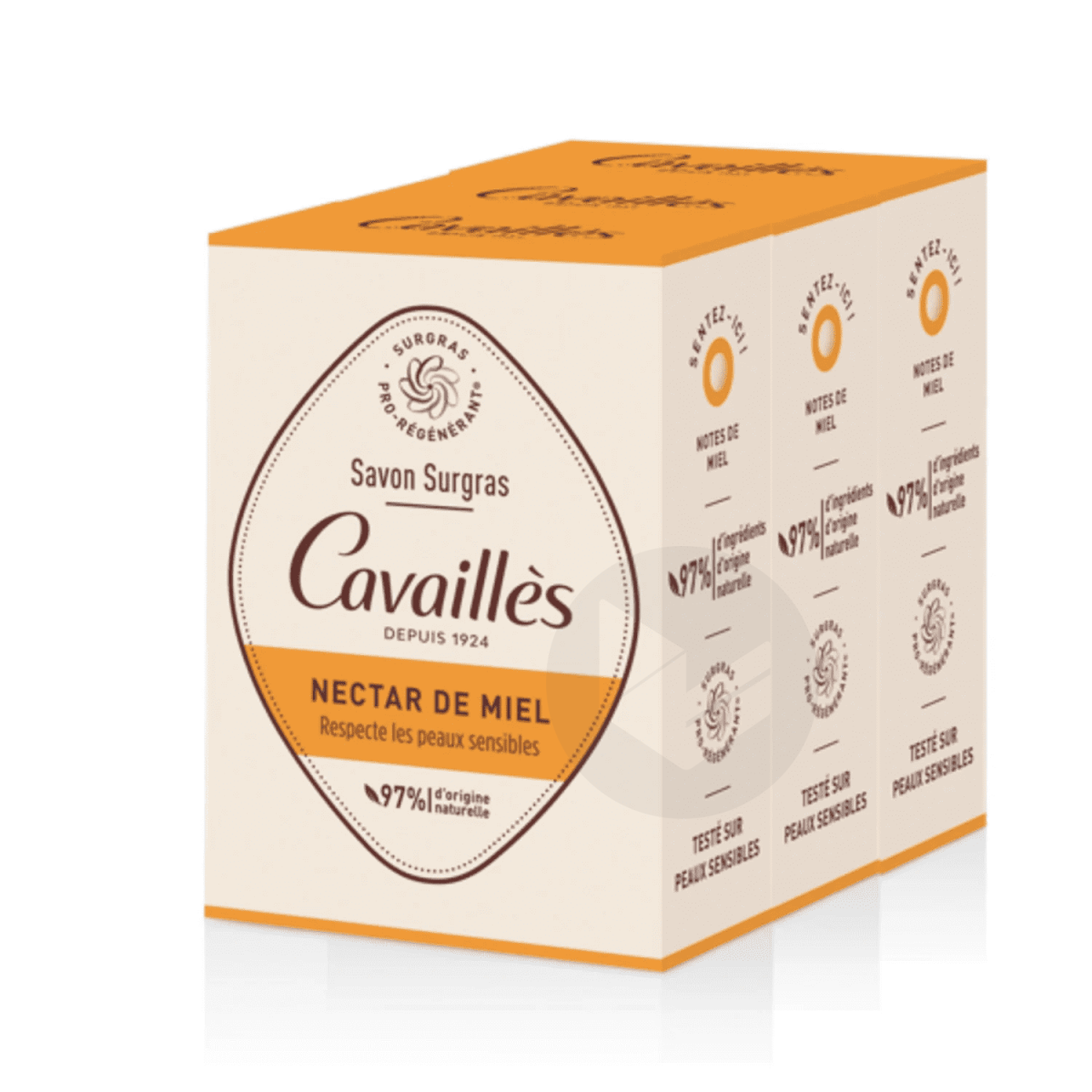 Savon Surgras Nectar de Miel 3x200g