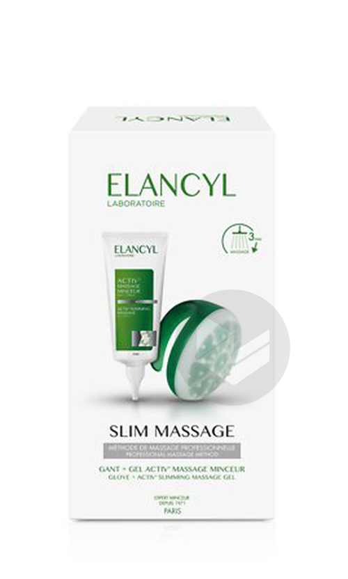 Slim Massage Coffret : Gant + Gel 200 ml