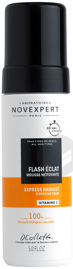 Mousse nettoyante Flash Eclat