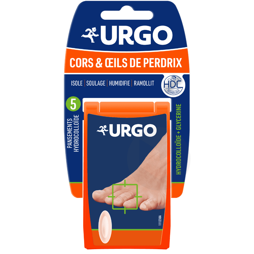 URGO Traitement Cors & Oeils de perdrix 5 pansements