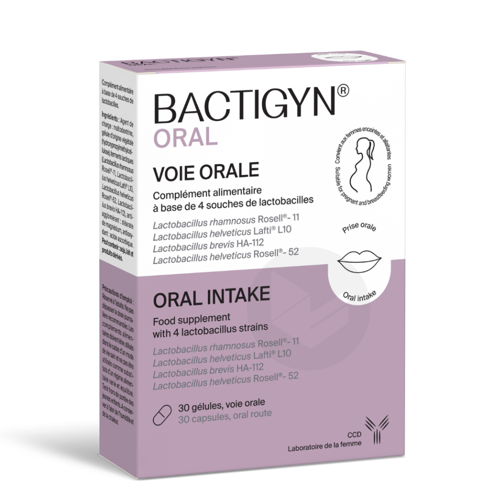 Bactigyn Oral 30 gélules