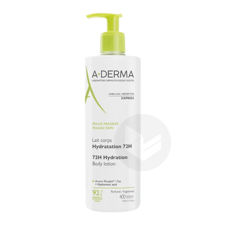 Lait corps hydratation 72H 400ml