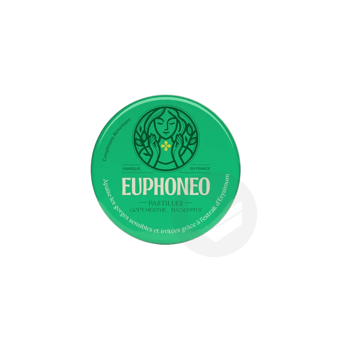 Euphoneo Pastilles Menthe Eucalyptus 50 pastilles