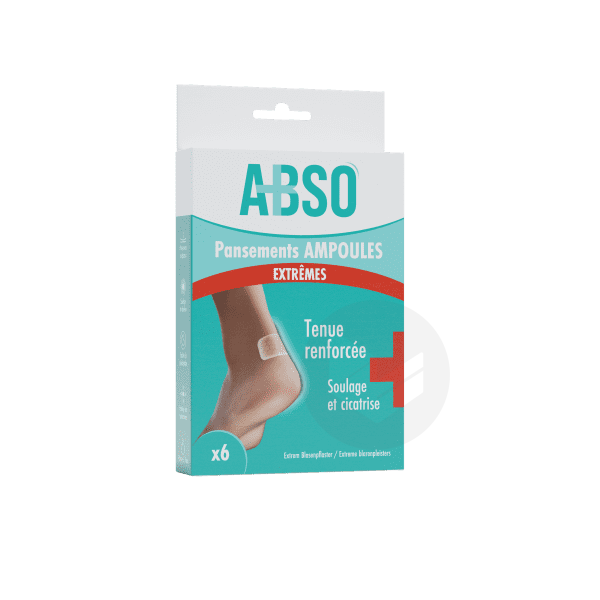 ABSO Pansements Ampoules Extrême x6