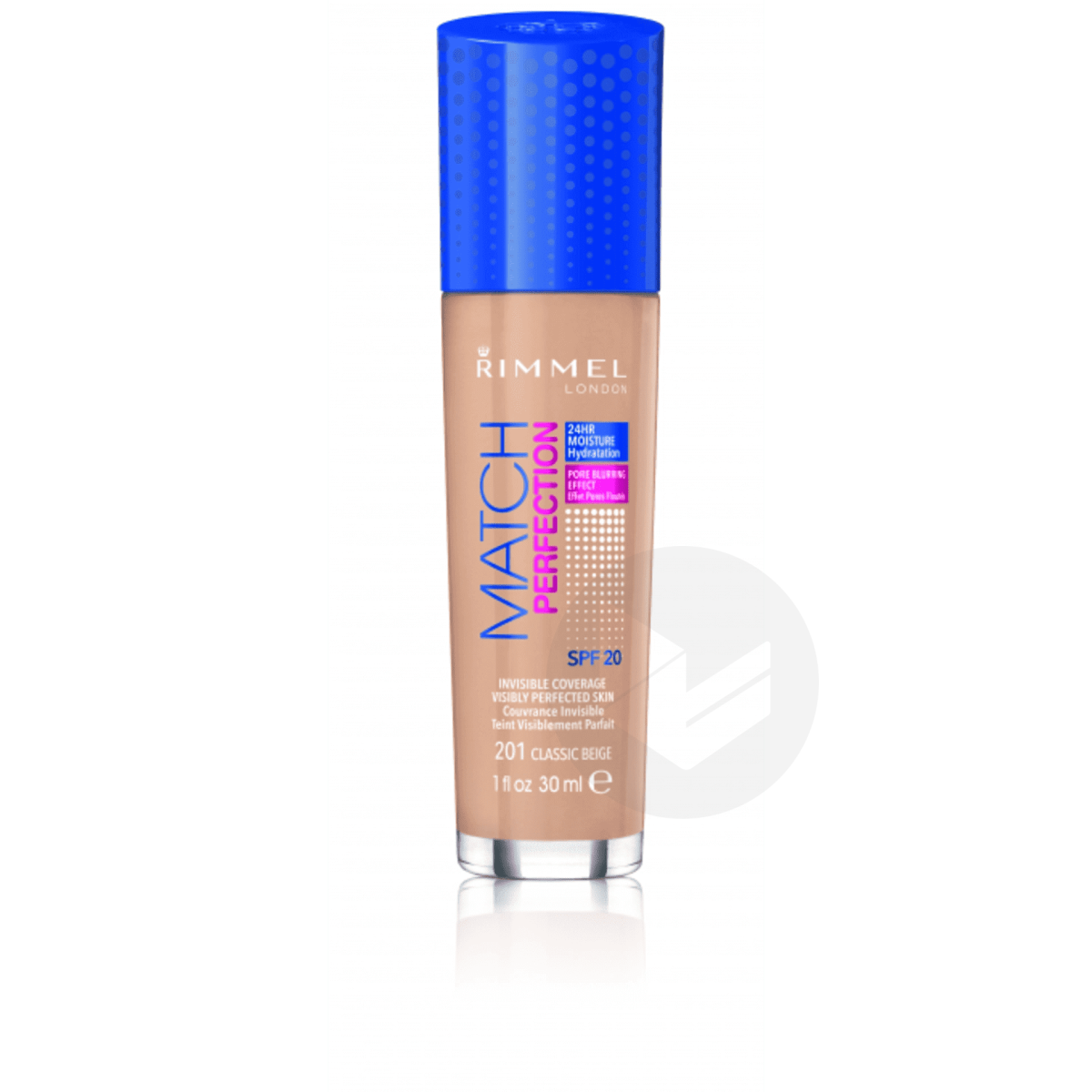 Fond de Teint Match Perfection 201 Classic Beige 30ml