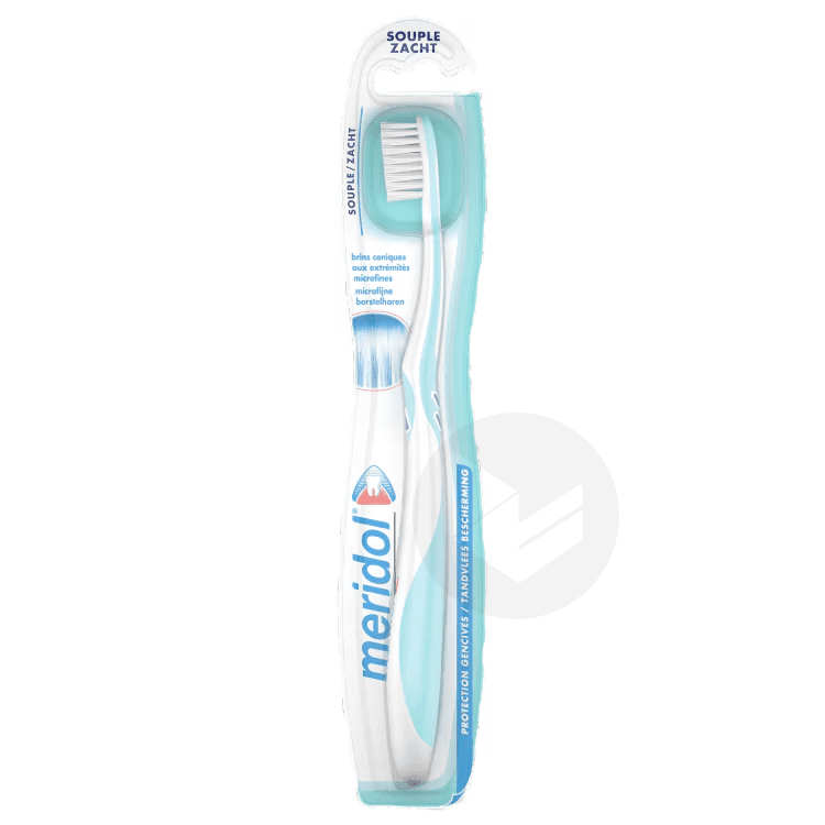 Brosse à dents meridol® Protection Gencives souple