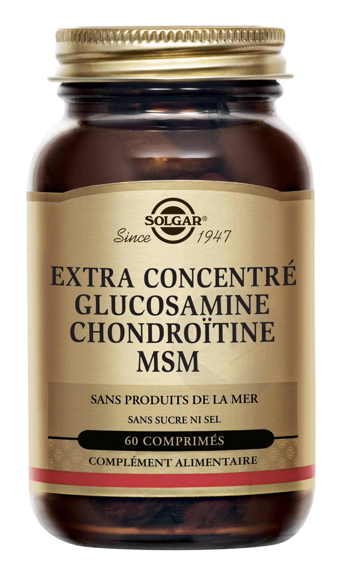 Extra Concentré Glucosamine Chondroïtine MSM 60 comprimés