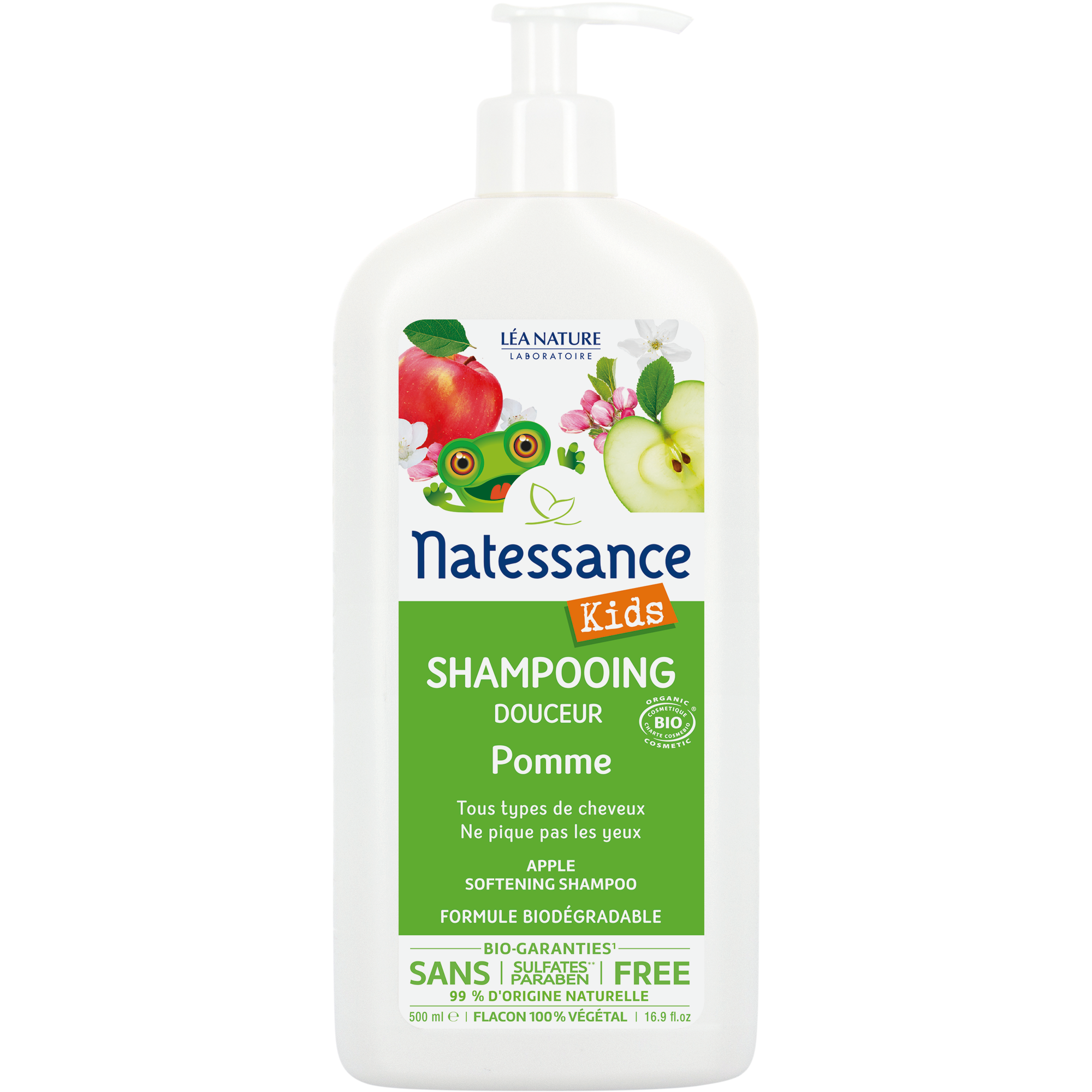 Shampooing corps et cheveux Kids Pomme - sans sulfate