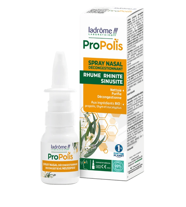 Spray nasal décongestionnant à la Propolis bio 20ml