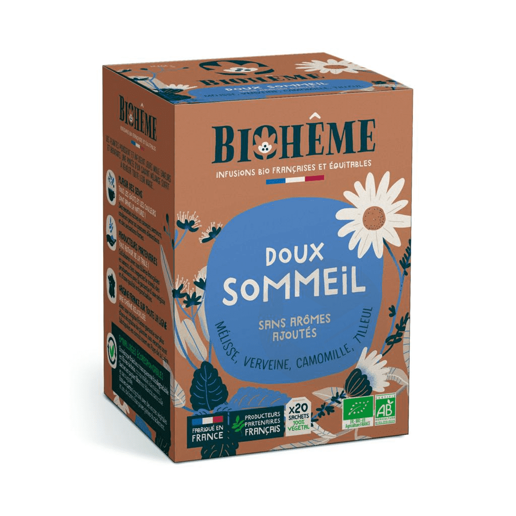 Infusion doux sommeil bio 20 infusettes