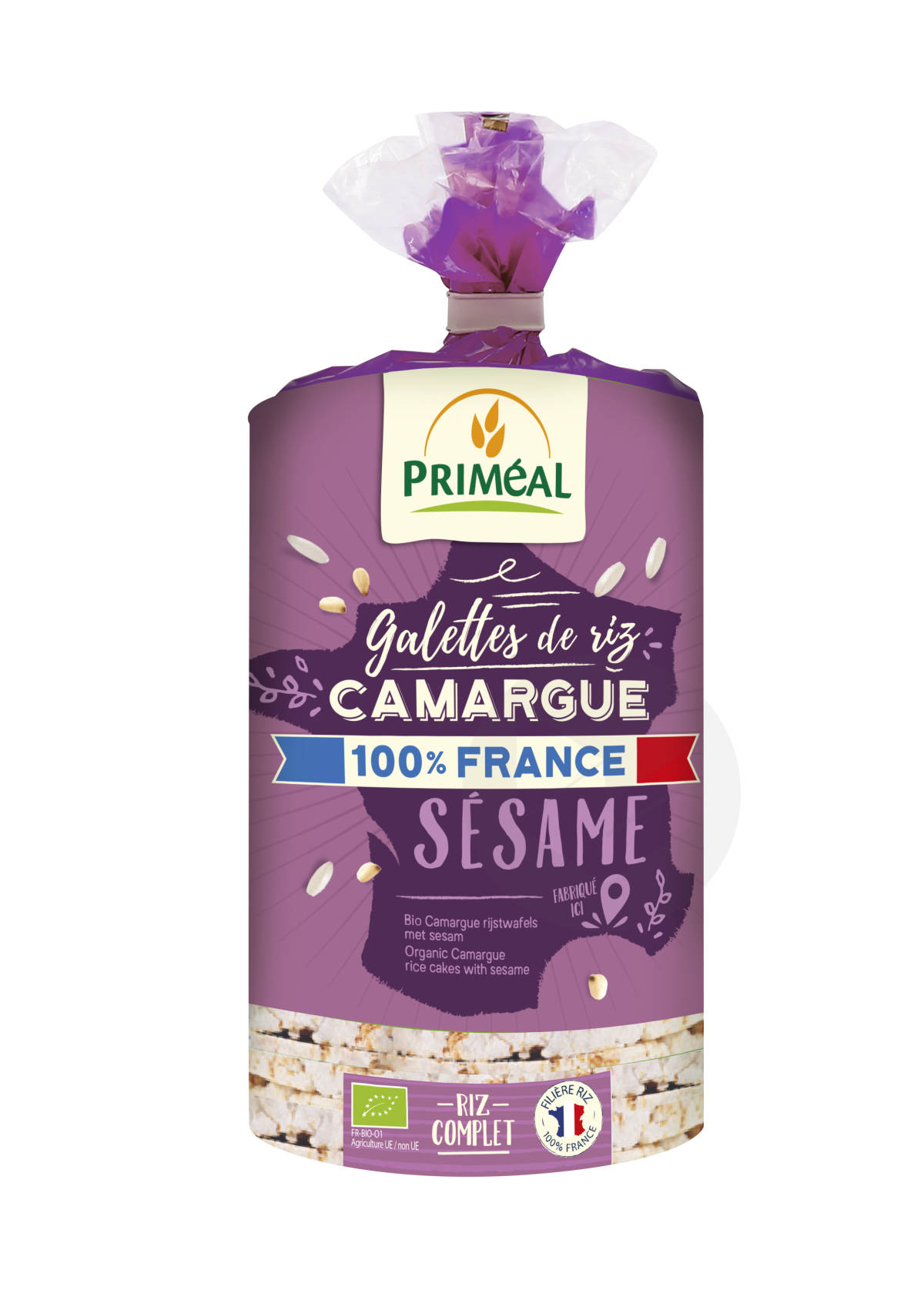 Galettes de riz de Camargue sesame 130g