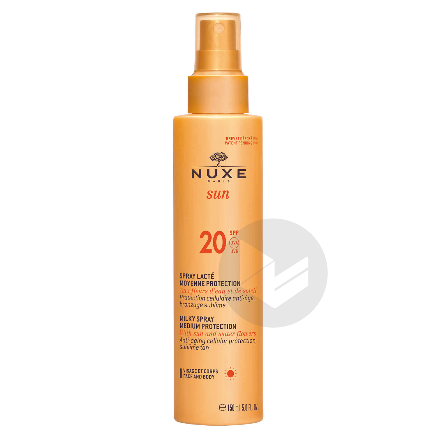 Spray Lacté Moyenne Protection  SPF20 Nuxe Sun