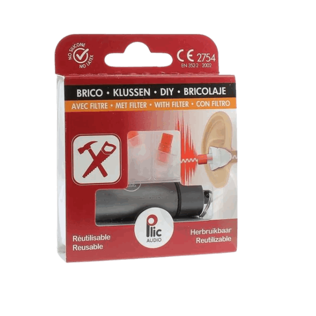 Bouchons d'oreilles brico Plic audio 1 Paire