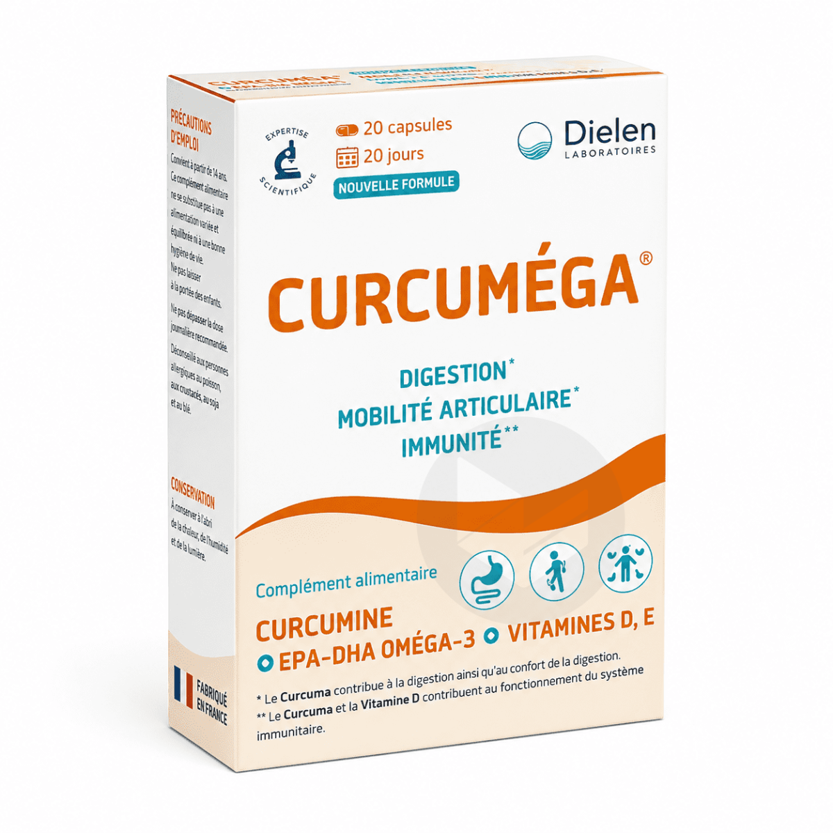 CURCUMÉGA 20 capsules