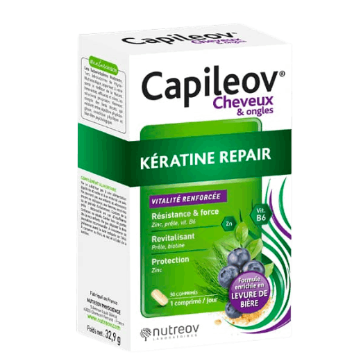 CAPILEOV Kératine Repair 30 comprimés