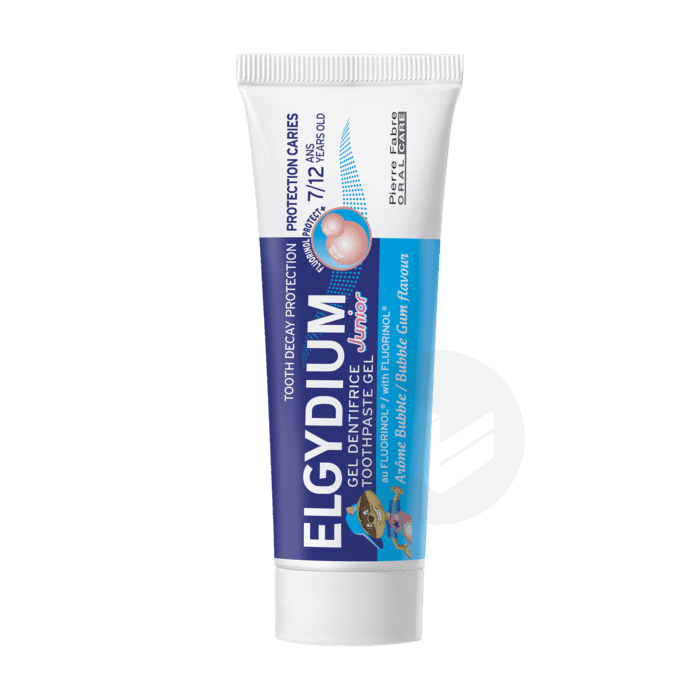 Dentifrice Junior Arôme Bubble 7/12 ans 50ml