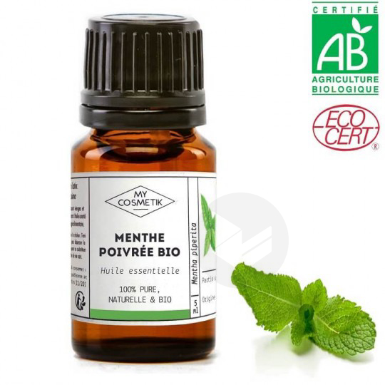 Huile essentielle Menthe poivrée bio 10ml