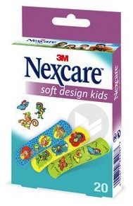 NEXCARE Soft Kids Boîte de 20 pansements pour enfants