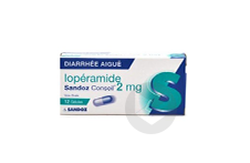 LOPERAMIDE SANDOZ CONSEIL 2 mg Gélules (Plaquette de 12)