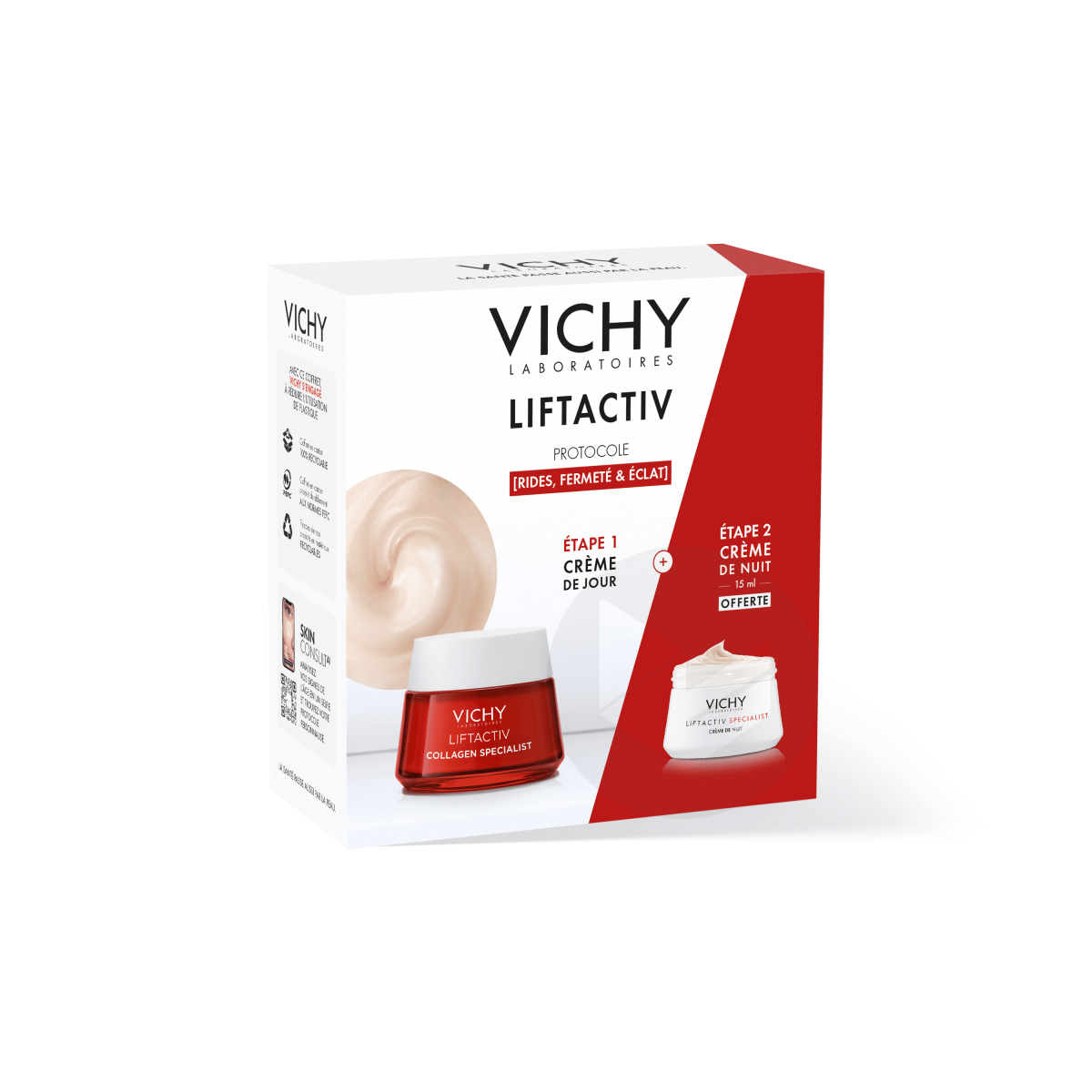 Specialist Protocole Rides, Fermeté & Eclat Collagen Specialist 50ml + Mini Crème Nuit 15ml Offerte