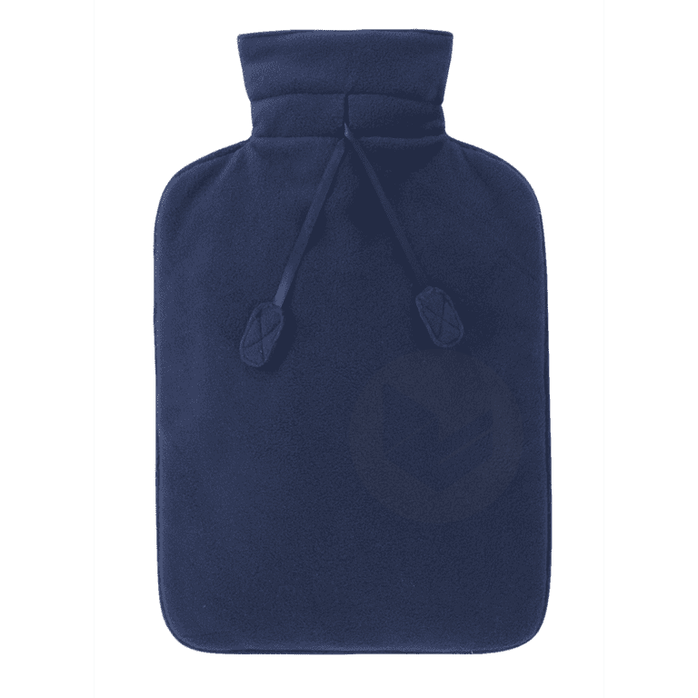 Bouillotte Polaire Bleu Marine 1.8l