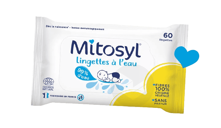 Lingettes à l'eau x60