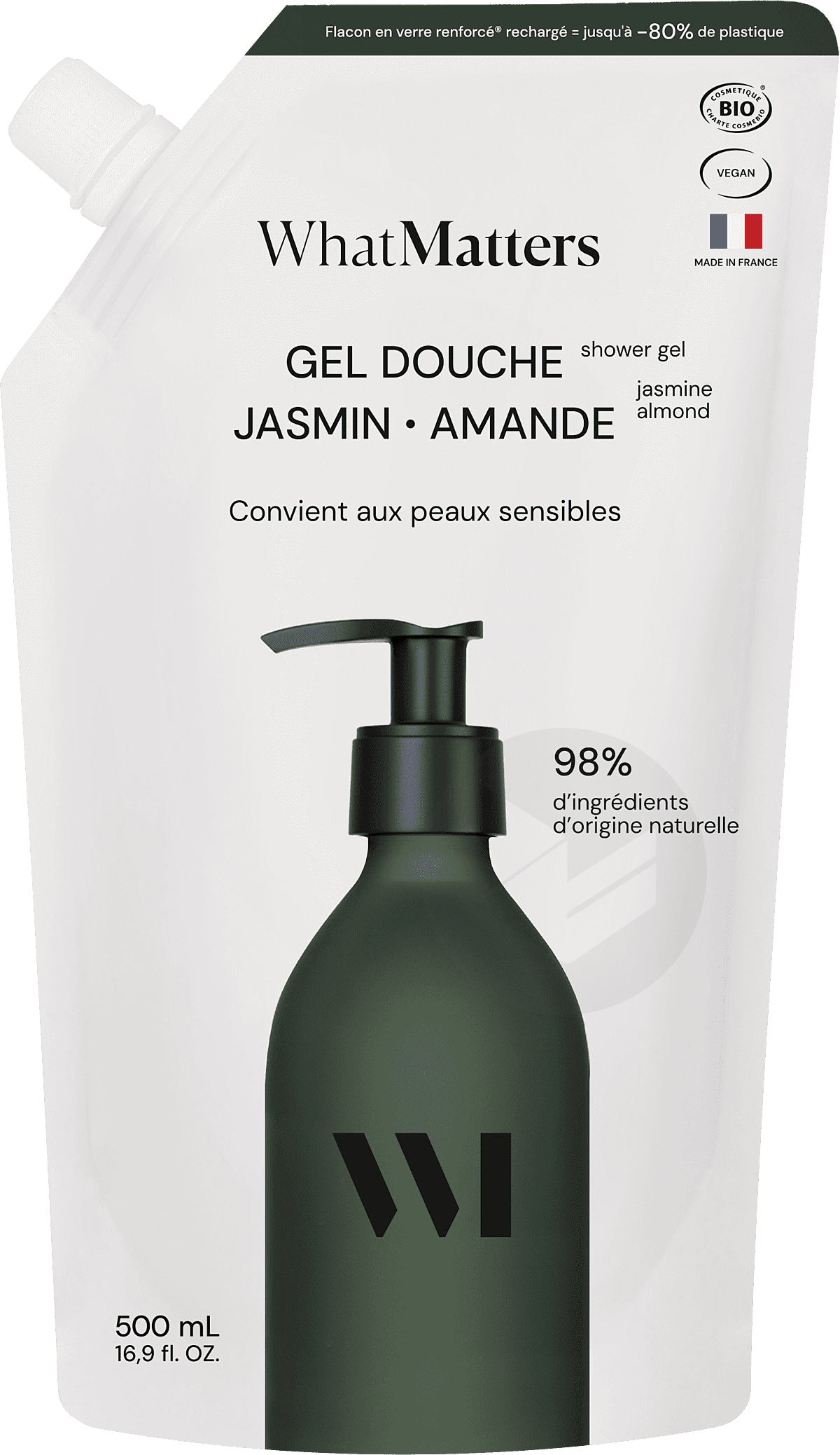 Gel Douche Jasmin Amande 500ml