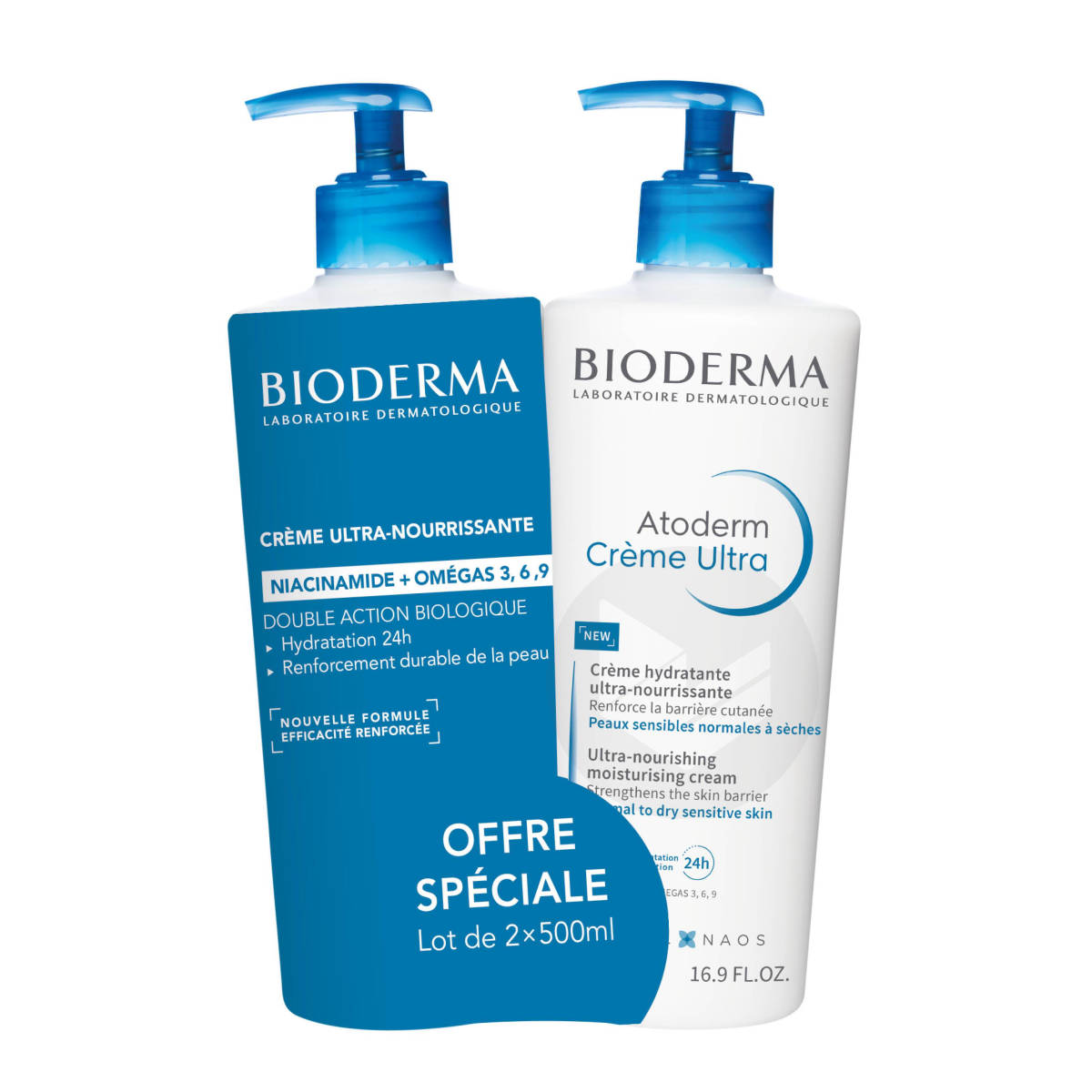 Atoderm Crème Ultra 2x500ml