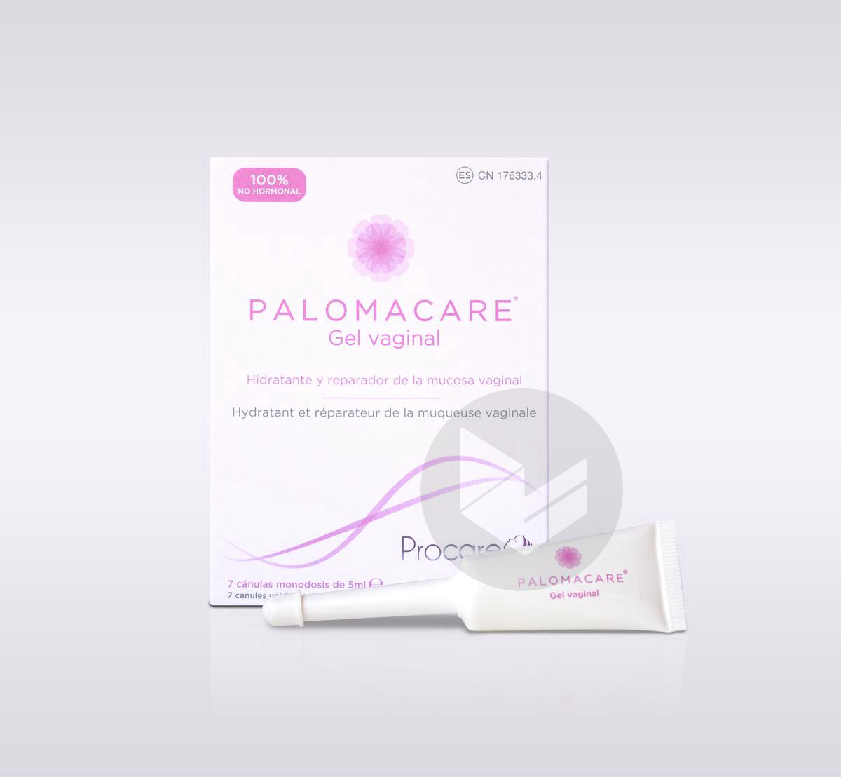 Palomacare Gel Vaginal Hydratant Réparateur 6 Canules unidoses de 5ml