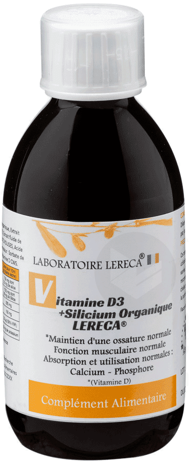 Vit D3 + Silicium organique 250ml