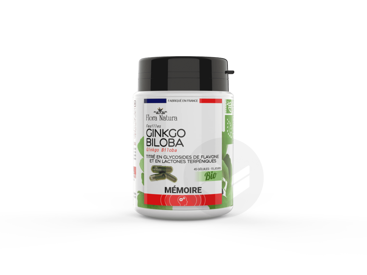 Ginkgo Biloba BIO 45 gélules
