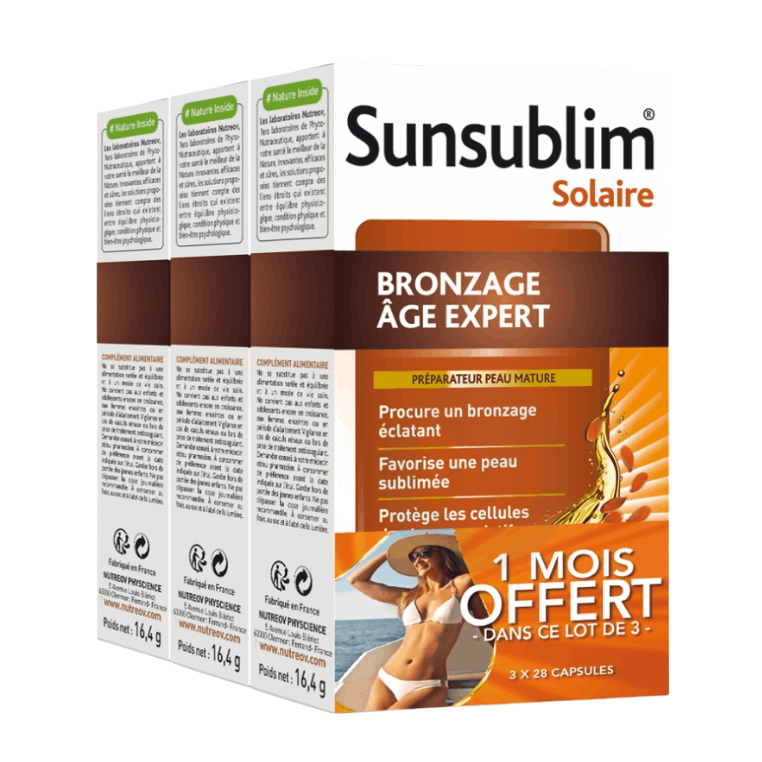 Sunsublim Solaire Bronzage Âge Expert 3x28 Capsules