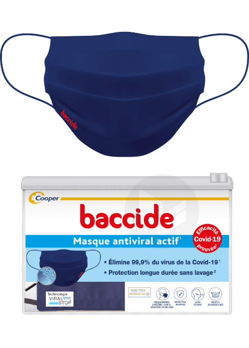 Masque antiviral lavable