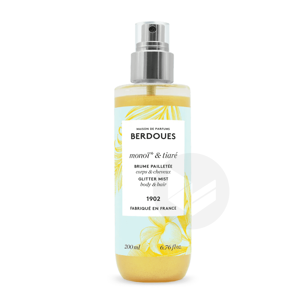 Brume pailletée Monoï & Tiaré 200ml
