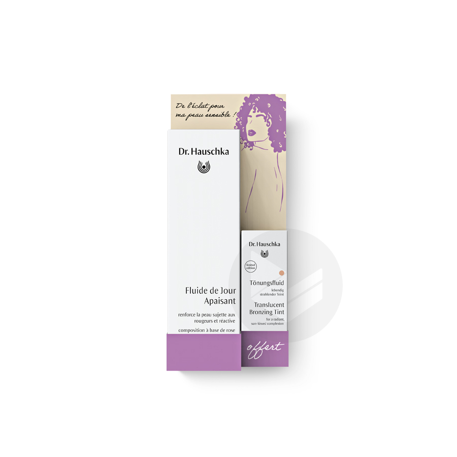 Fluide de Jour Apaisant 50ml + mini Emulsion Teintée 2.5ml