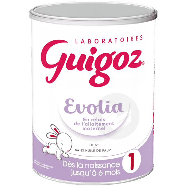 Guigoz Evolia 1er âge lait 800g